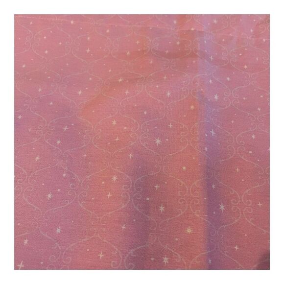 Set Of 3 Pink Sparkle Princess Print Disney Little Girls Room Valances 17”x84” - Picture 6 of 7